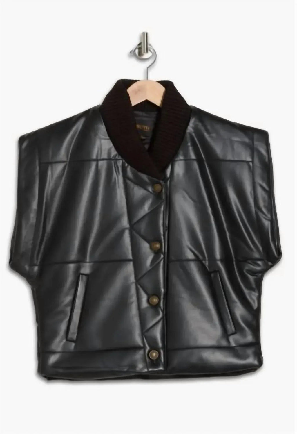 Faux Leather Vest