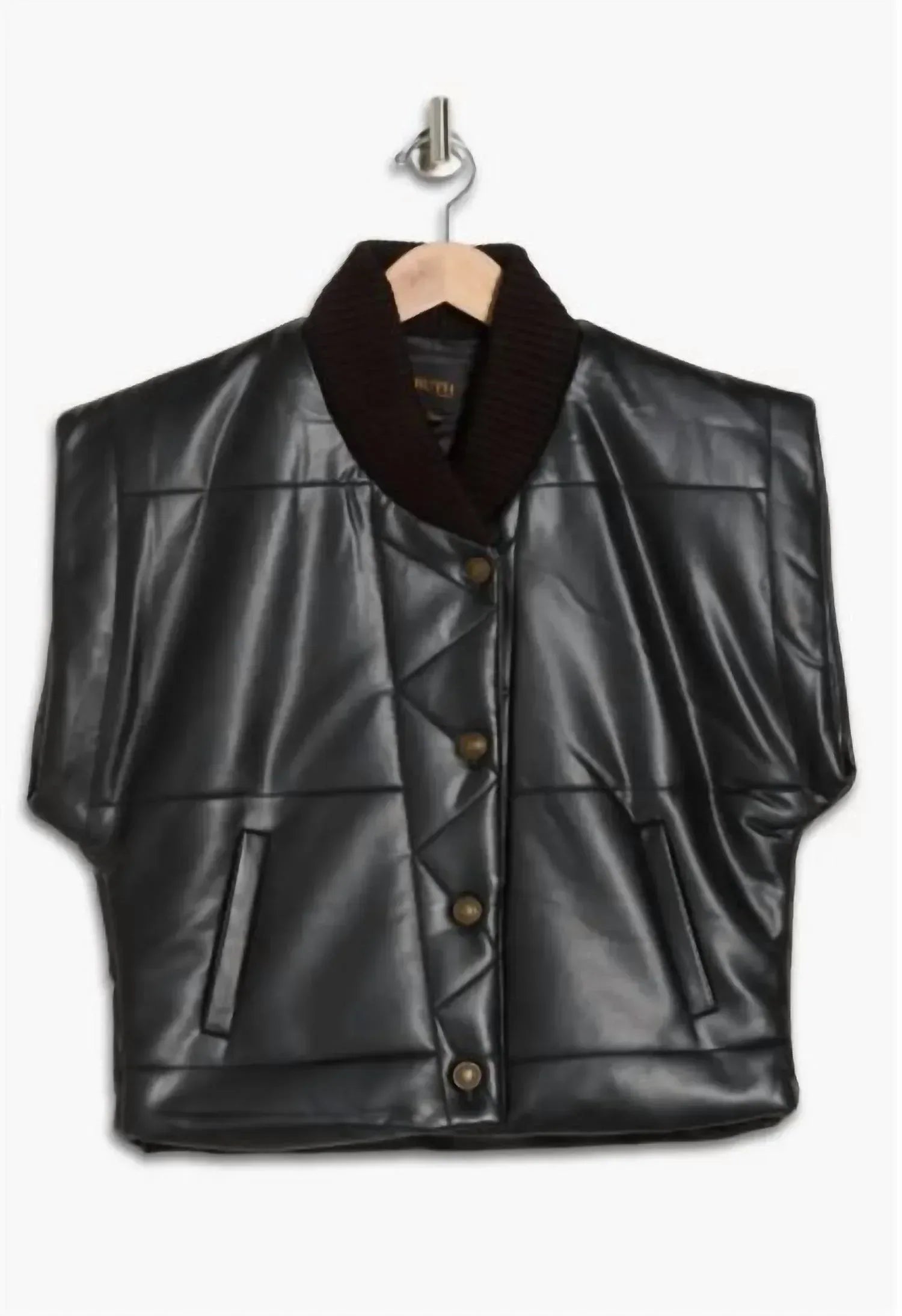 Faux Leather Vest