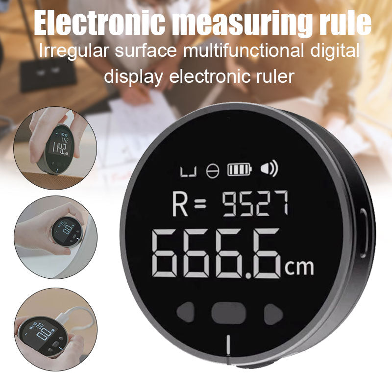 Digital Measuring Ruler – High Precision Electronic Tape Measure with LCD Display for Distance Measurement