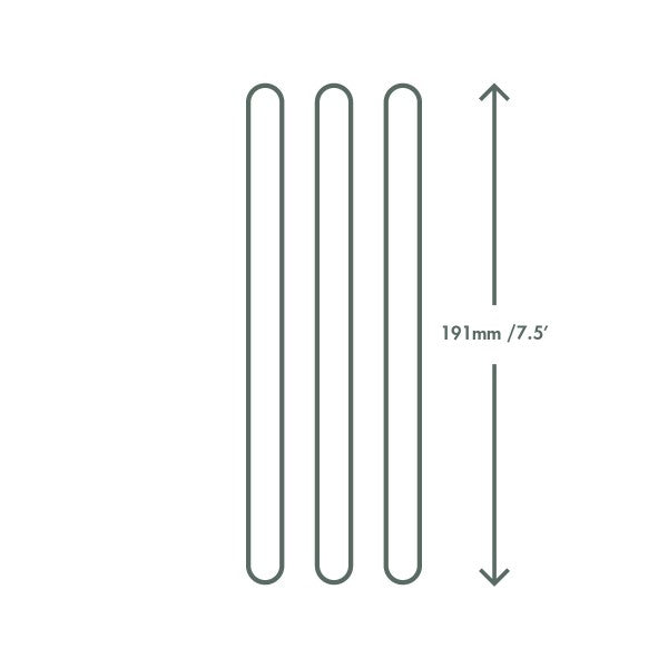 Vegware 7.5 in Wooden Beverage Stirrer, Birchwood, Natural (QTY 5000), SKU VT-STIR7