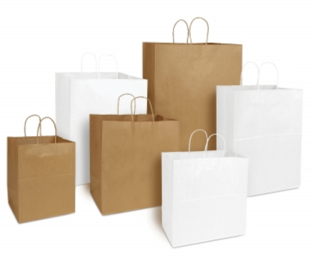 Duro Tempo Dubl Life 60# Recycled Kraft Shopping Bag (QTY 250), SKU 87097