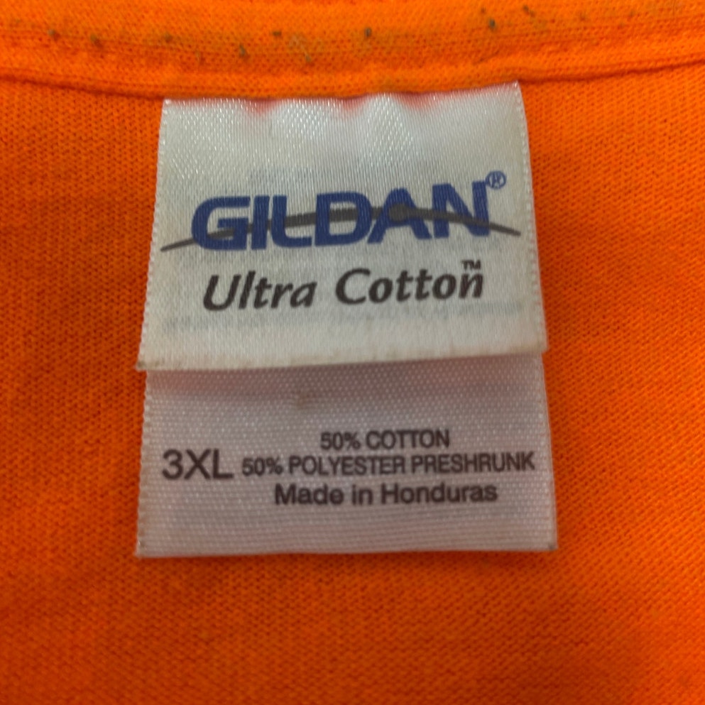 Gildan Mens 3XL PolyCotton Kalahari Short Sleeve Crew Neck Tee Shirt