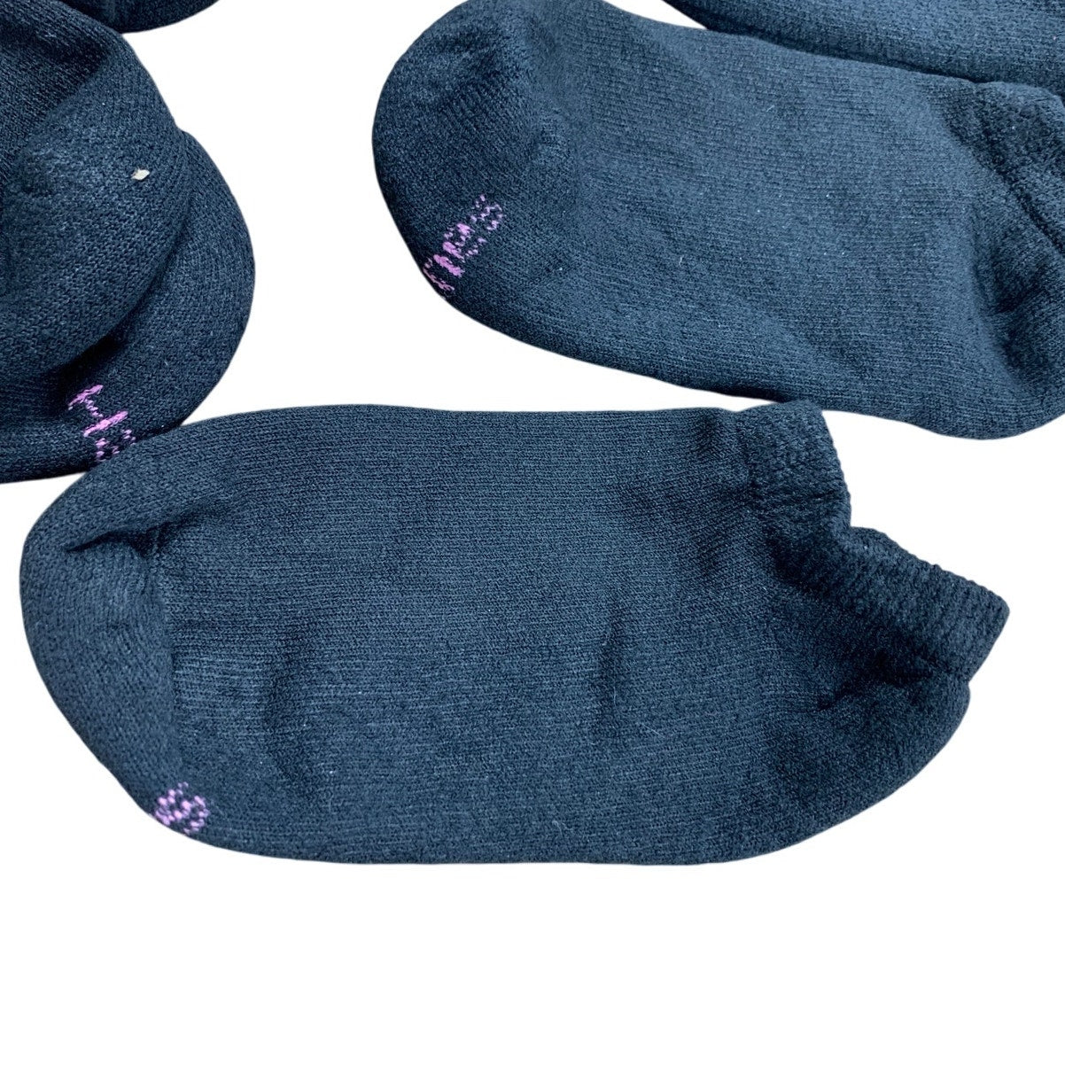 10-Pack Hanes Womens 5-9 US Black No Show Soft Moisture Wicking Socks