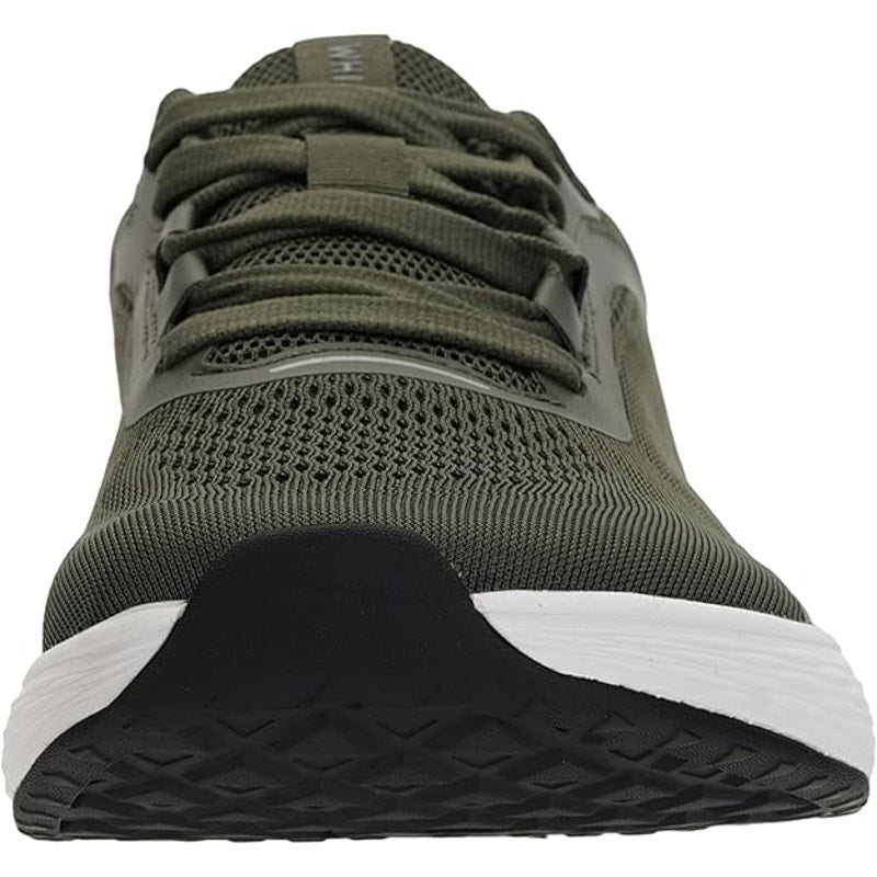 Whitin Mens Size 12 Green Lace Up Zero Drop Wide Width Toe Box Running Shoes