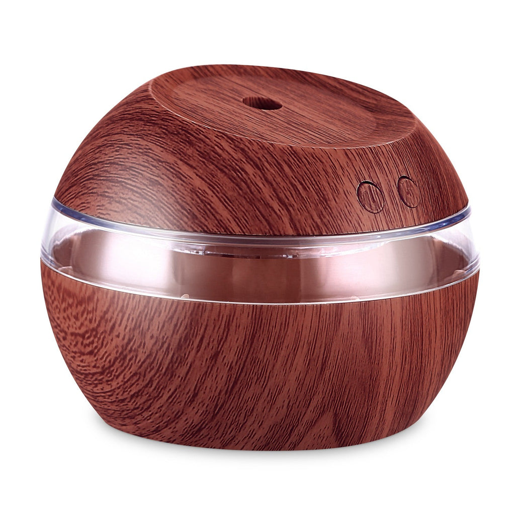 Ultrasonic Aroma Essential Oil Diffuser Wood Grain