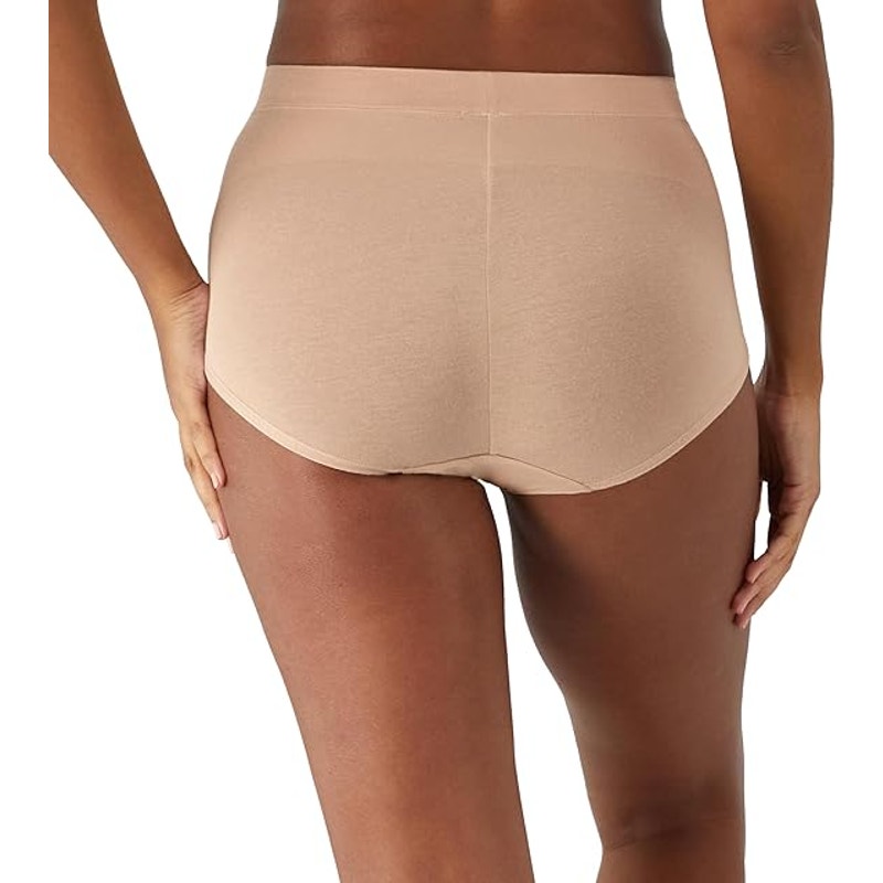 NWT New 2 Pack Bali Womens Large Almond Lace Shapewear Brief Panty Underwear