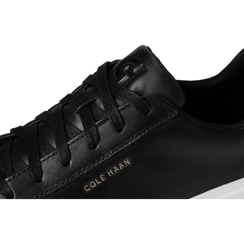 New Cole Haan Womens Size 8.5 Black Leather Lace Up Grand Court Daily Shoes