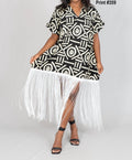 Vivid Tribe Fringe Trim Top