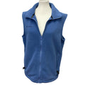 Columbia Womens Large Sleeveless 100% Polyester Full Zip Fleece Vest W Pockets