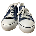 ZGR Womens Size 7 Navy Blue Canvas Lace Up Classic Low Top Casual Sneaker Shoes