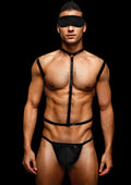 Envy 3pc Wetlook Chest Harness-L/XL