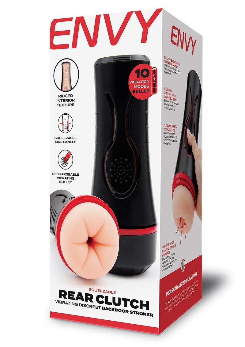 Envy Squeezable Vibrating Ass Stroker
