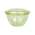 Vegware Veridian 18oz PLA Petal Salad Bowl w/ Lid green (QTY:150)