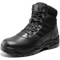 New Nortiv8 Mens 13 Black Faux Leather LaceUp High Top Waterproof Tactical Boots