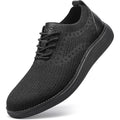 Vilocy Mens Size 10 Black Fabric Lace Up Casual Sneaker Oxford Comfort Shoes