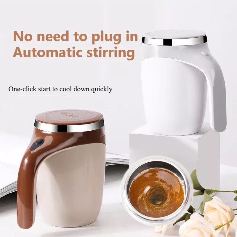 Automatic Self Stirring Coffee Mug – Rechargeable Electric Mixing Cup