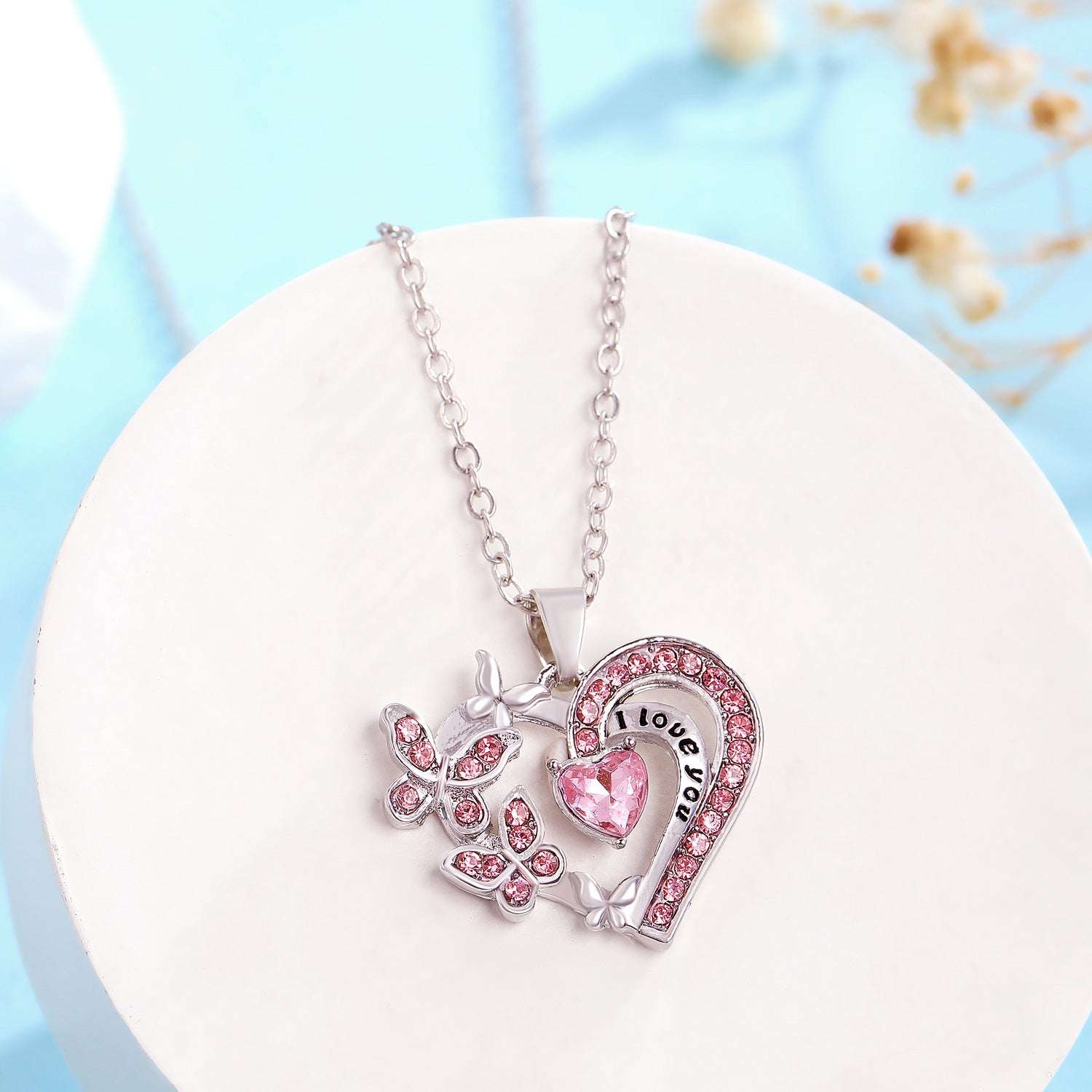 I LOVE YOU BUTTERFLY HEART