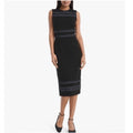 Crewneck Sleeveless Midi Dress
