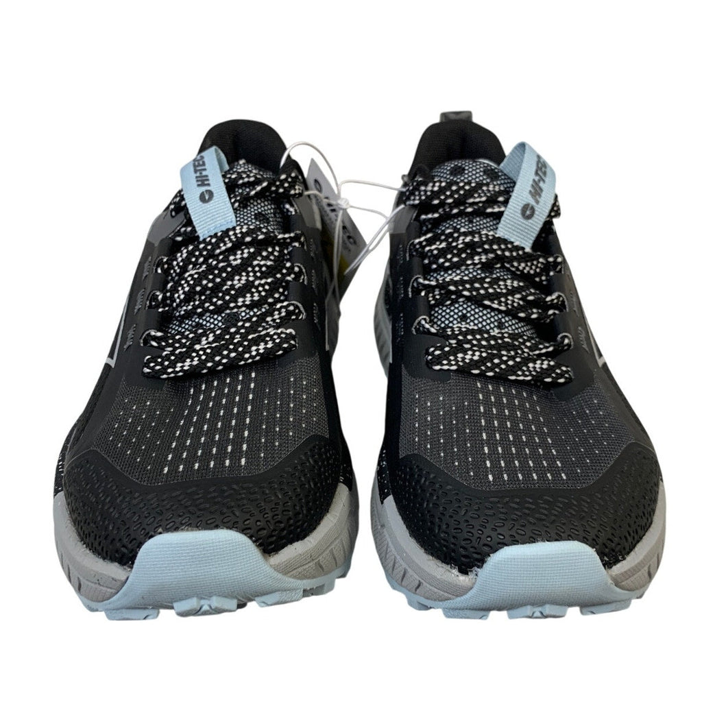 New In Box Hi-Tec Womens Size 6 Black Gray Lace Up Comfort Athletic Shoes
