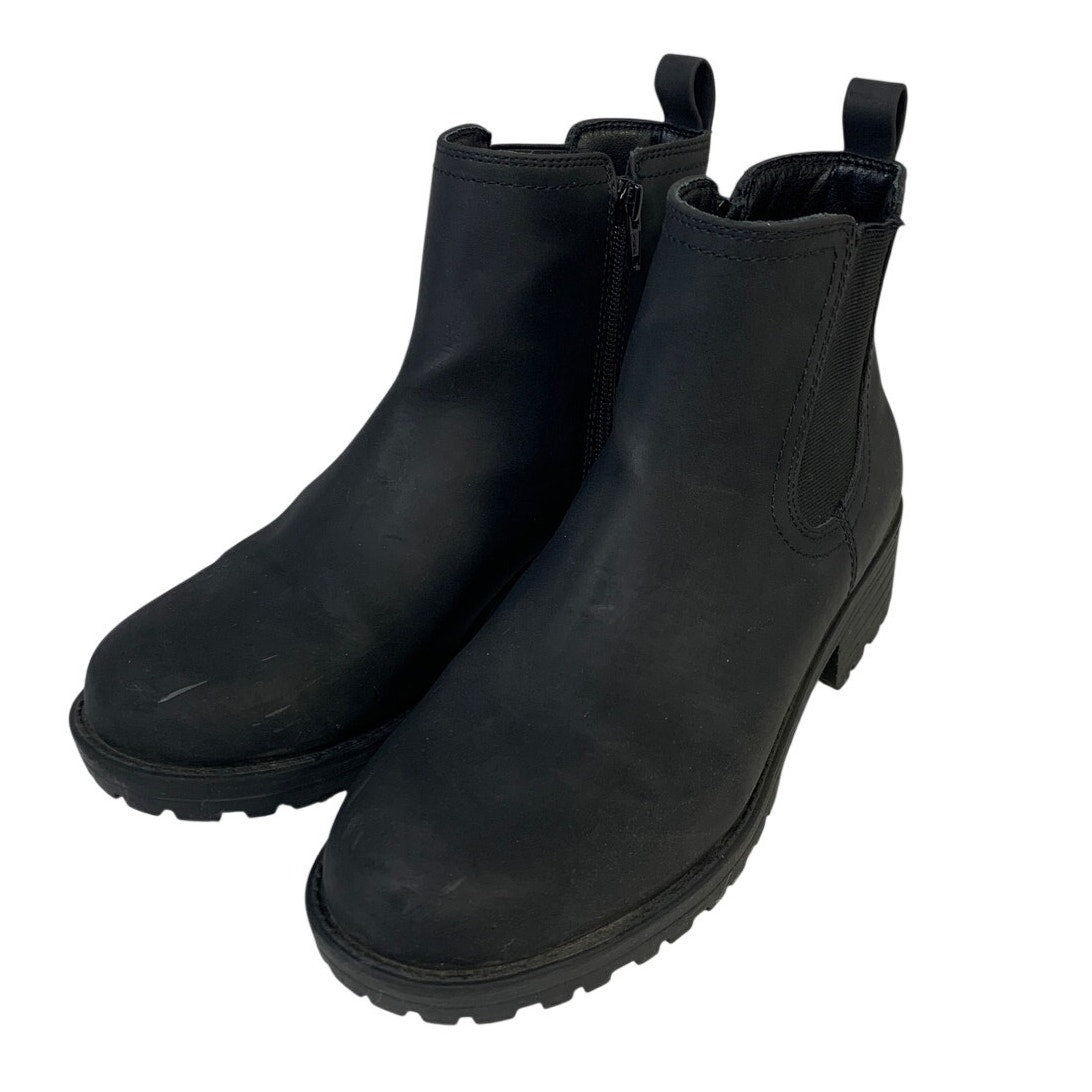 Buffalo Womens Size 9 Black 1.5" Heel Anna Ankle Boot Side Zip Round Toe Shoes