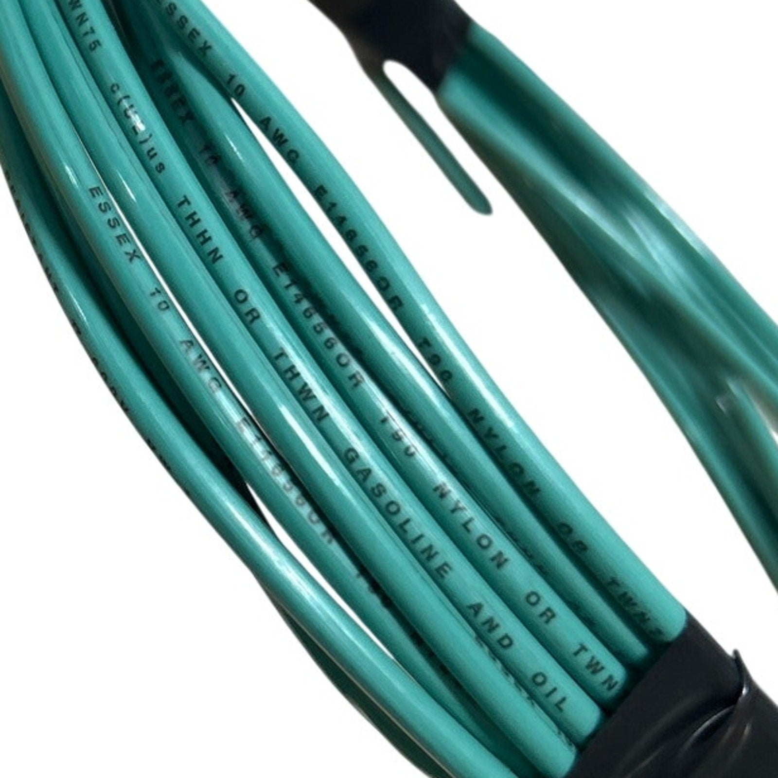 New 50’ Green 10 AWG THHN THWN Gasoline and Oil Resistant Stranded Copper Wire