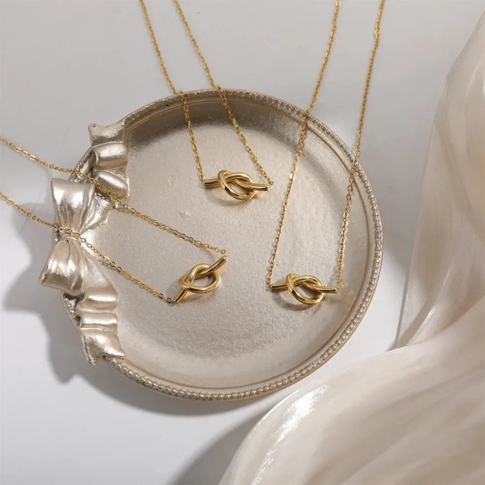 Solstice Knot Necklace