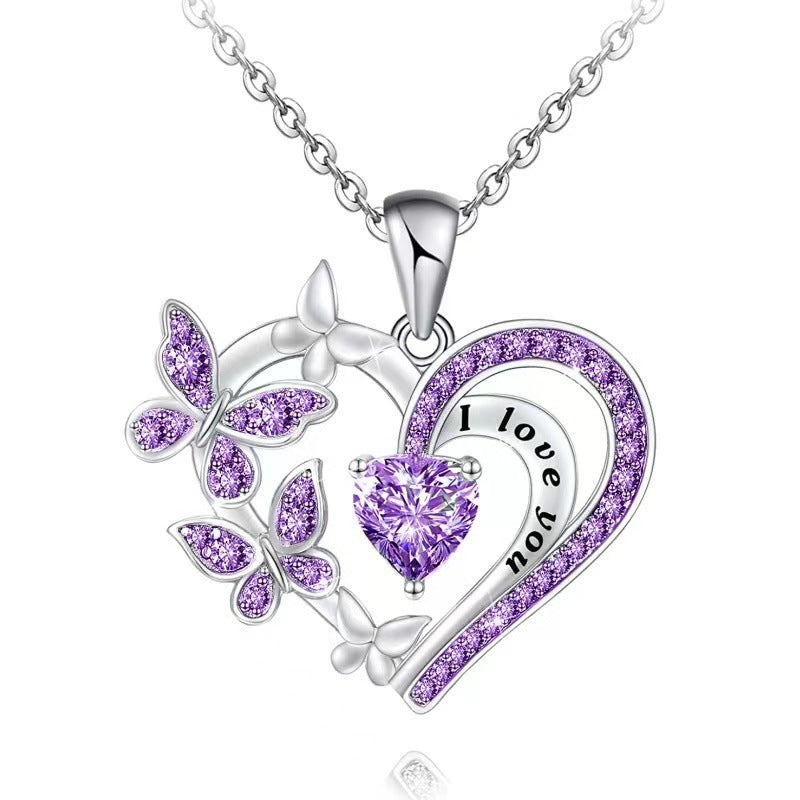 I LOVE YOU BUTTERFLY HEART