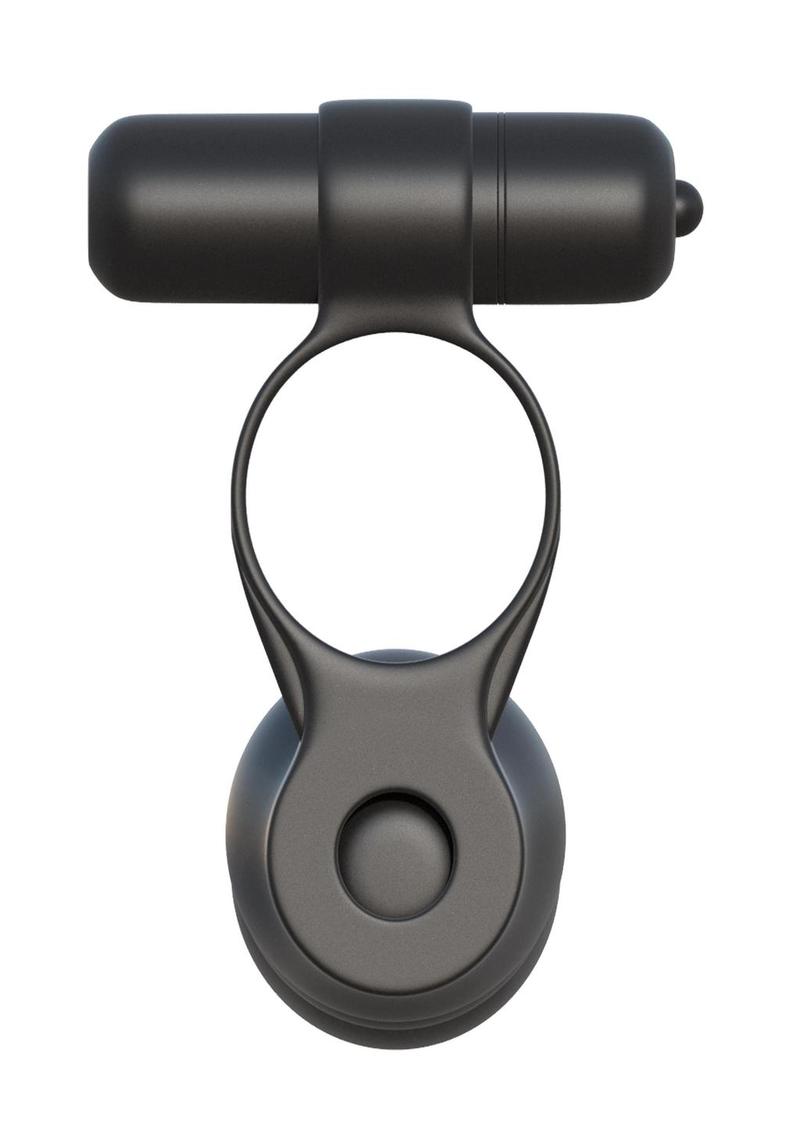 Fantasy C-Ringz Posable Partner Double Penetrator Cock Ring with Bullet