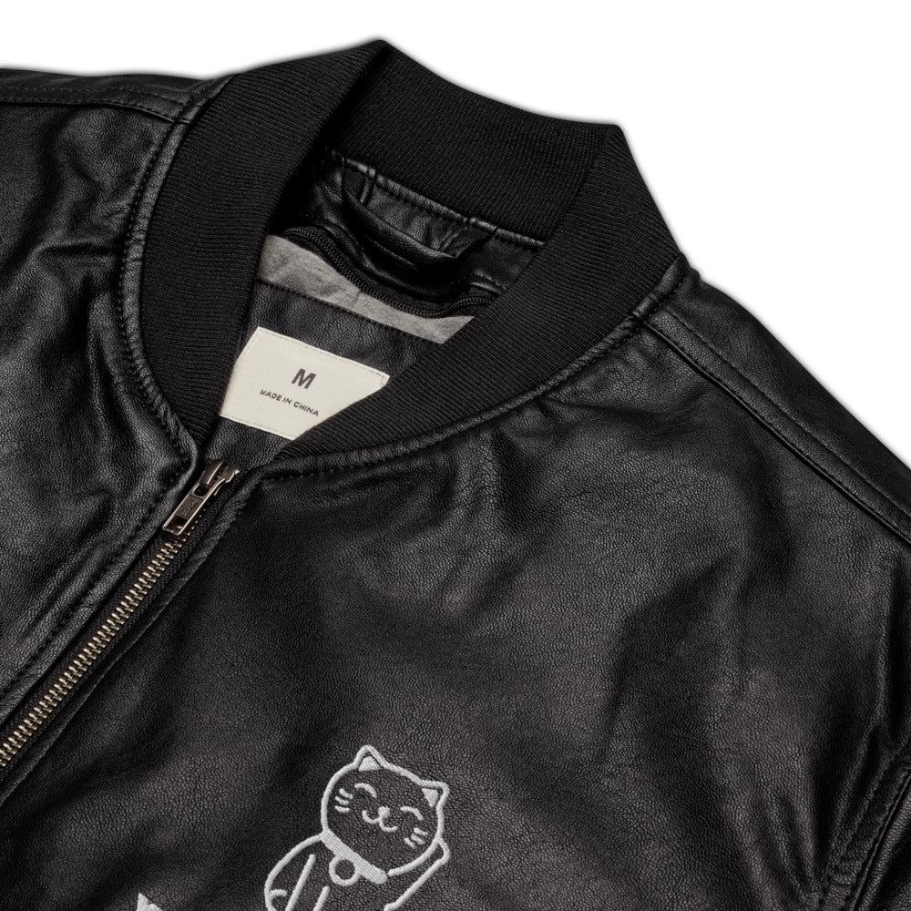 Lucky Cat Leather Jacket
