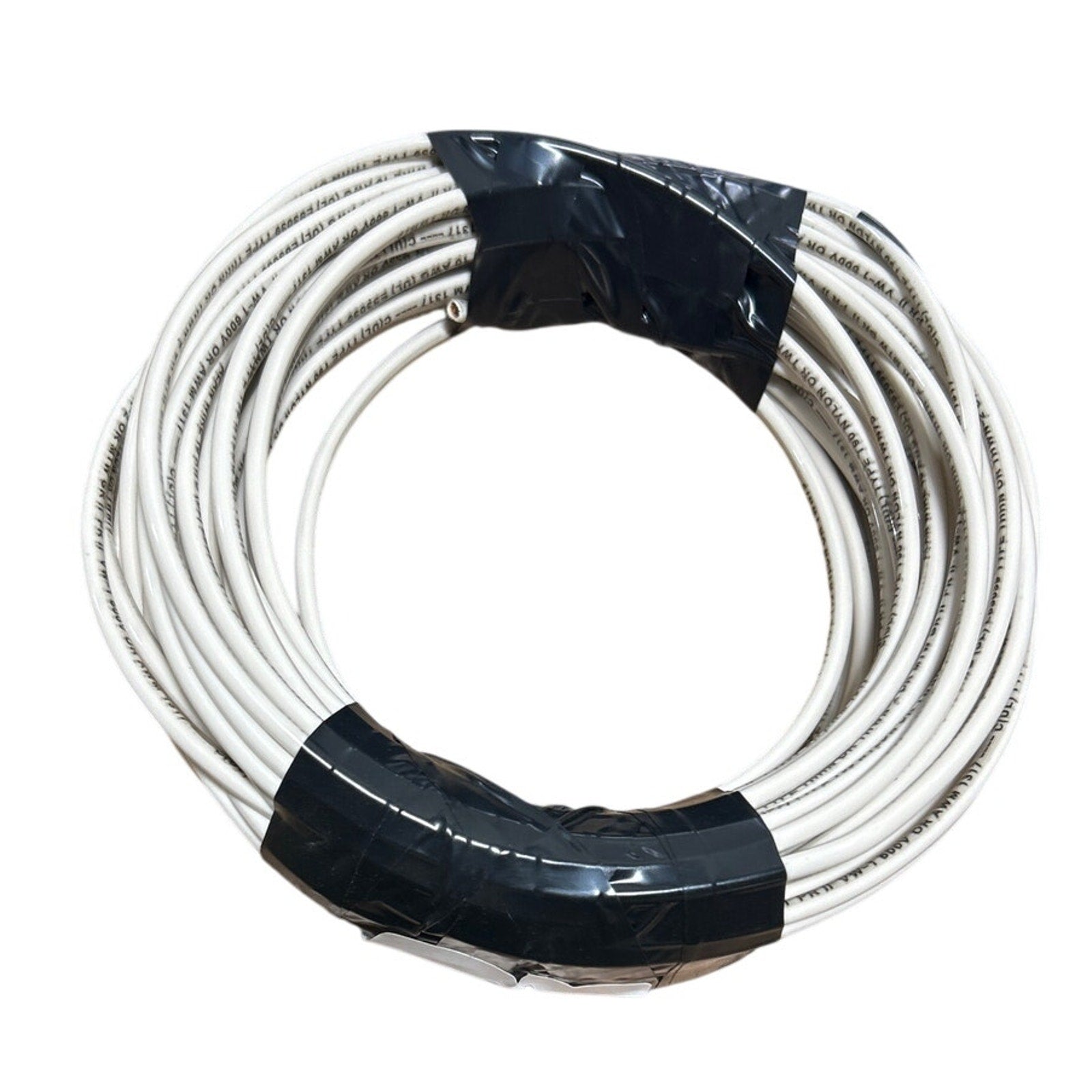 New 50’ White 10 AWG THHN THWN Stranded Copper Various Brands Wire - Open Box