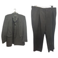 Luighi Balini Mens 50 Long 100% Polyester 6-Button Suit Jack w Matching Pants