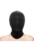 Fetish and Fashion Zippered Mouth Hood
