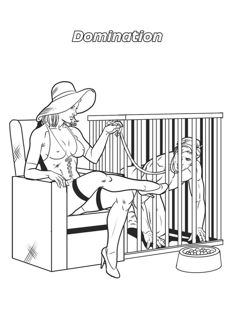 Fetishes Are Fun Adult Coloring Book – Kinky & Entertaining