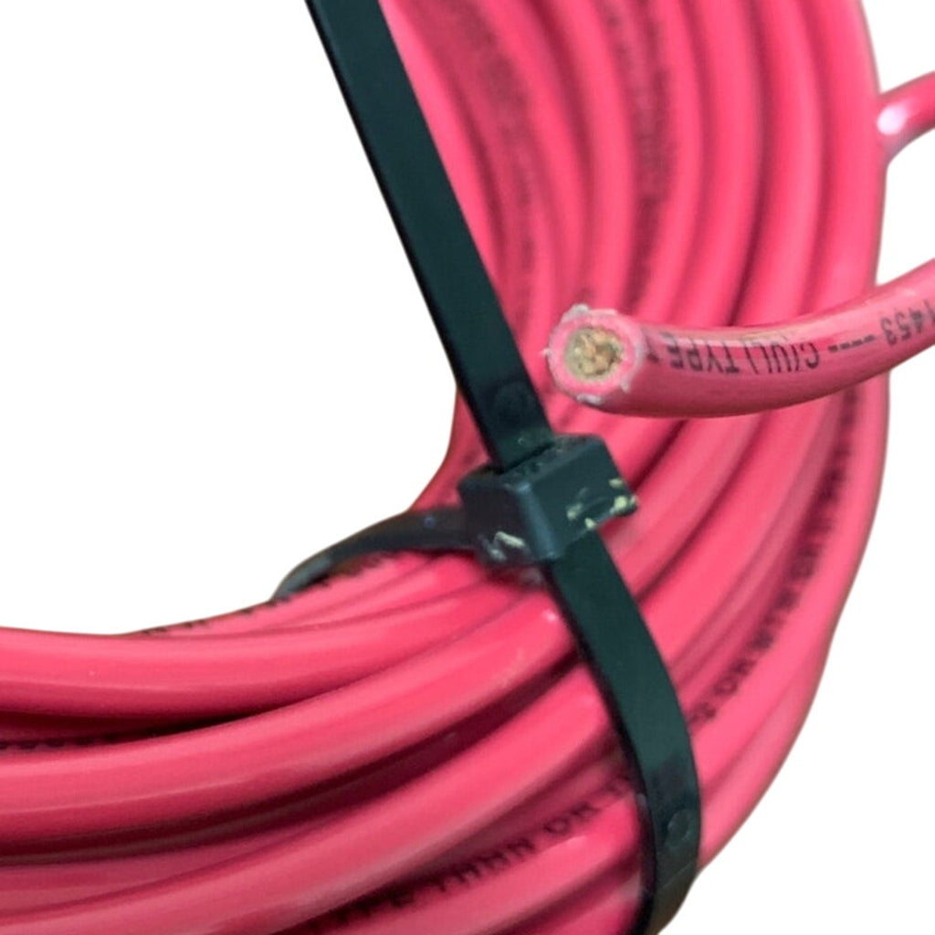 New 100’ Red 10 AWG THHN THWN Stranded Copper Various Brands Wire - Open Box
