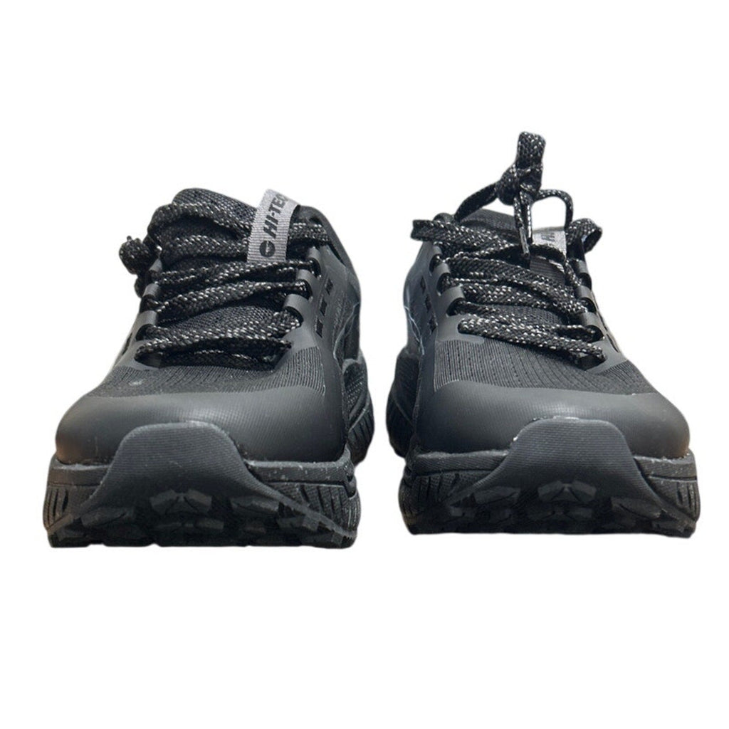 New In Box Hi-Tec Mens Size 12 Black Mesh Gray Speckled Lace Up Athletic Shoes