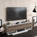 Celestia 47" TV Stand and Media Console with Cabinets and Open Shelves