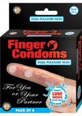 Finger Condoms Dual Pleasure Nubs