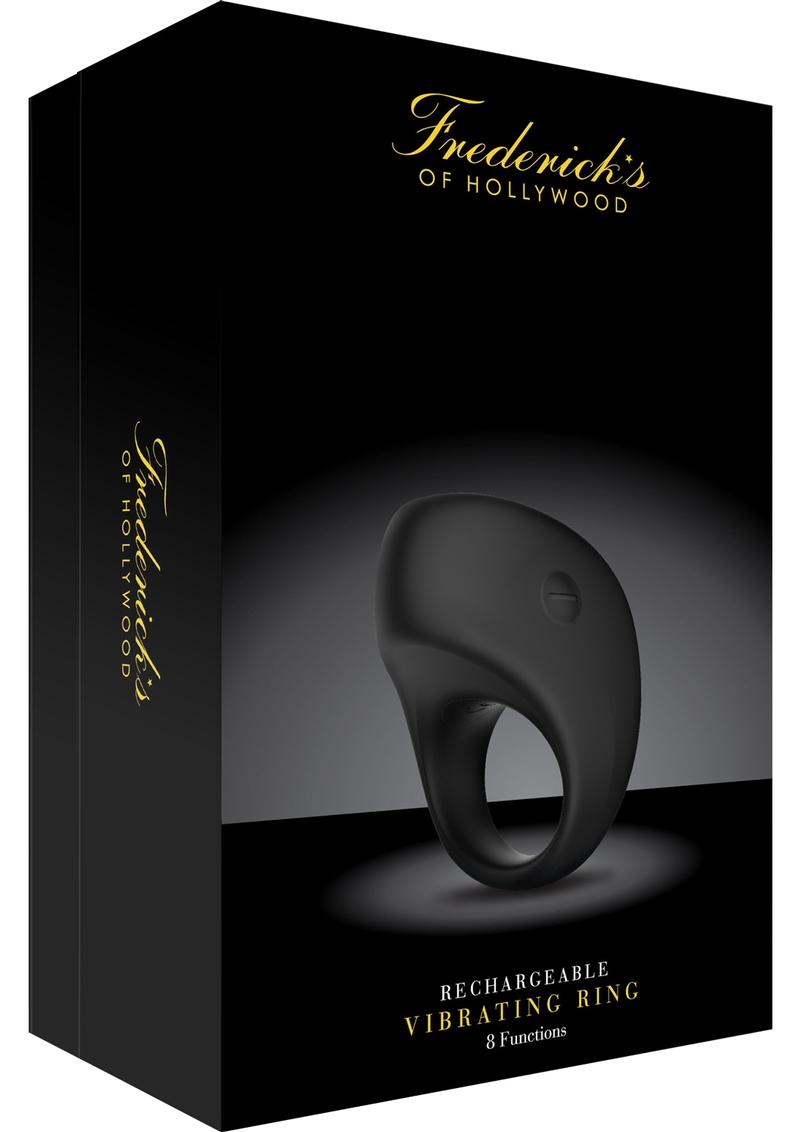 Frederick's Of Hollywood USB Rechargeable Silicone Vibrating Ring Showerproof
