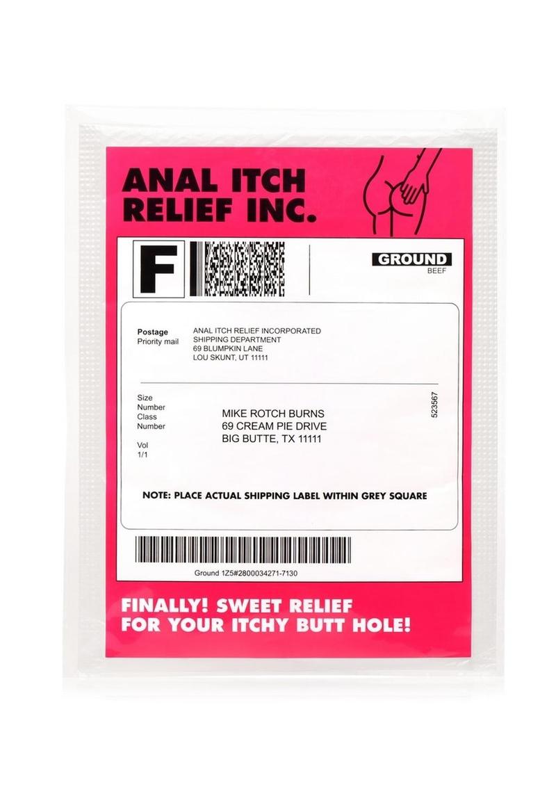 Frisky Anal Itch Relief Inc Prank Gift