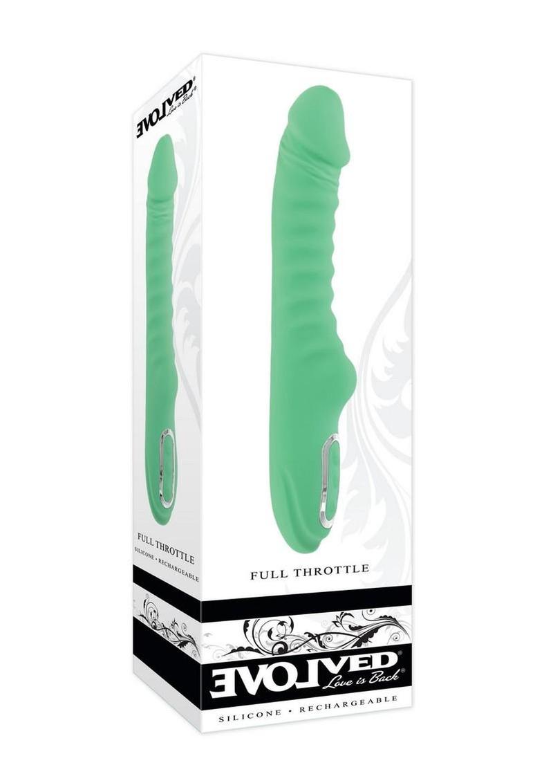 Full Throttle Rechargeable Silicone Warming Vibrator