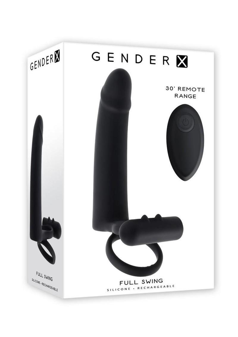 Gender X Full Swing Rechargeable Silicone Panty Vibe with Remote Control