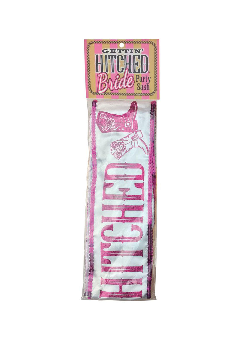 Gettin' Hitched Cowgirl Bachelorette Sash