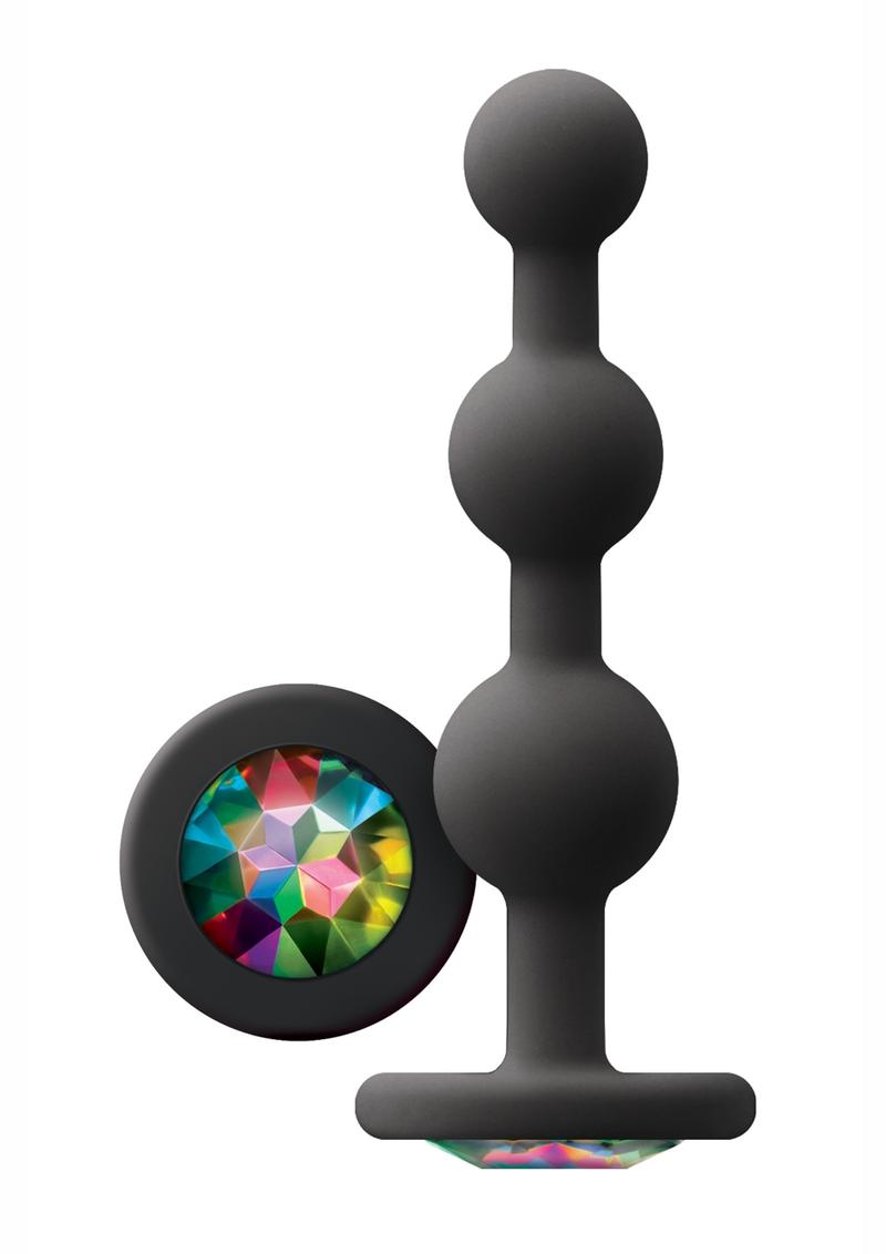 Glams Ripple Silicone Plug Rainbow Gem