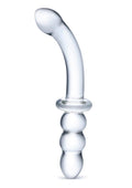 Glas Ribbed G-Spot Glass Dildo