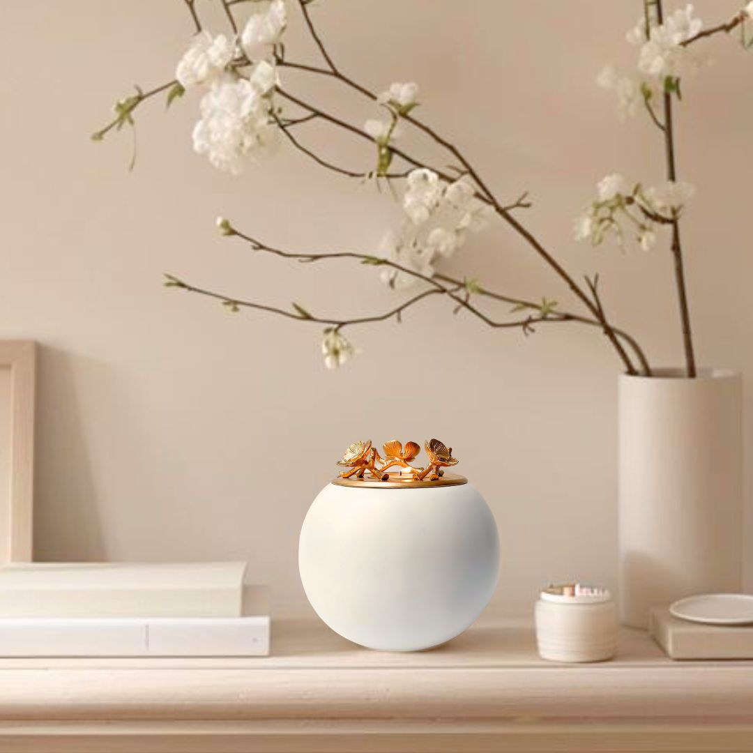 Orchid Urn for Loved ones [Keepsake Size] Handmade