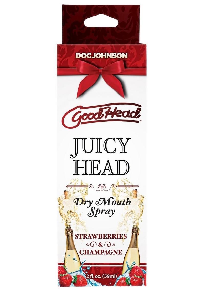 Goodhead Juicy Head Dry Mouth Spray - Strawberries and Champagne
