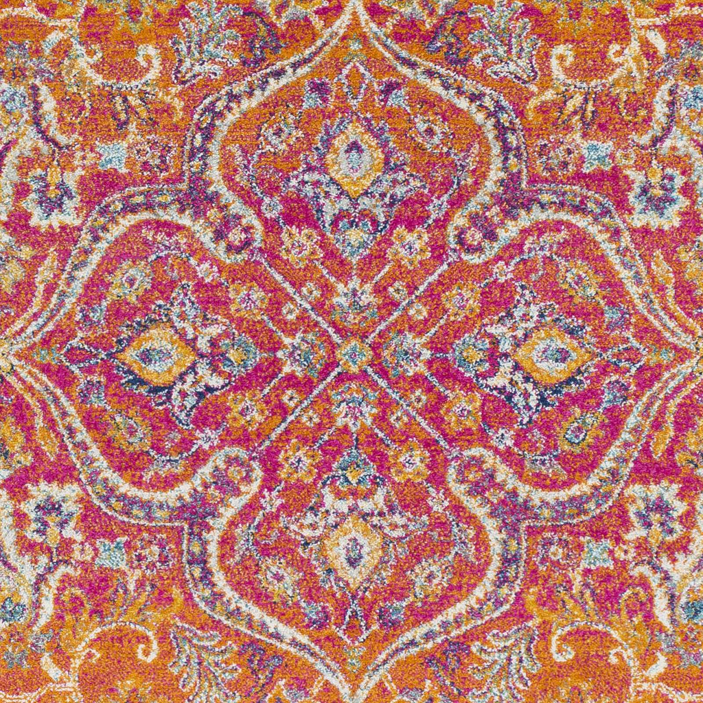 Burnt Orange Ojus Area Rug