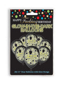 Happy F'ing Birthday Glow In The Dark Balloons