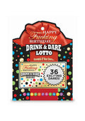 Drink & Dare Birthday Scratcher Cards