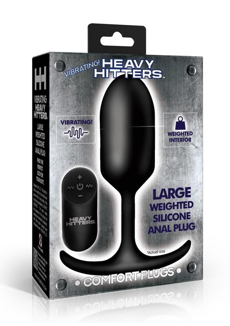 Heavy Hitters Vibrating Weighted Rechargeable Silicone Anal Plug